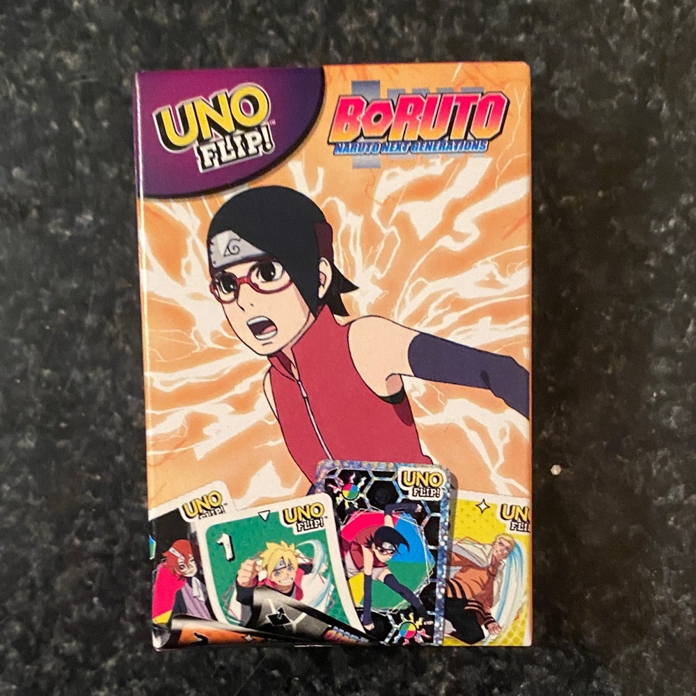 McDonald's UNO Flip! Boruto Happy Meal Toy